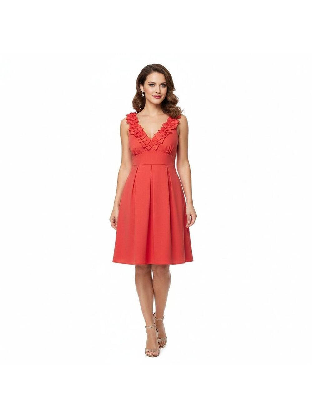 *BCBGMAXAZRIA Kerry Red Cocktail Dress – Size 0
